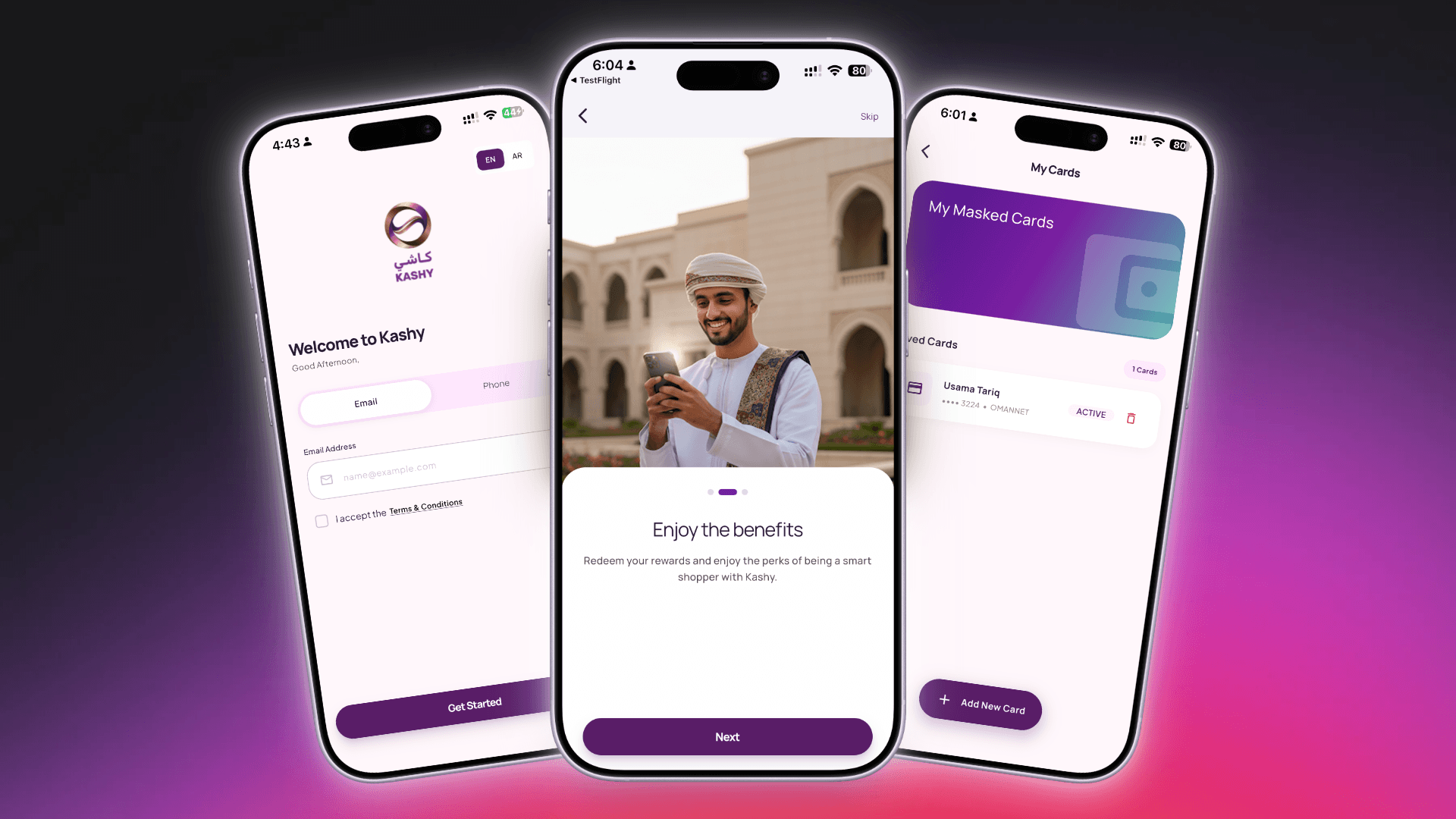 KASHY mobile app preview